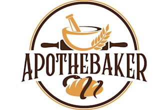 design luxury bakery logo