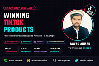 find winning tiktok shop products for dropshipping and white label and listings