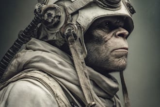 create star wars and sci fi illustration
