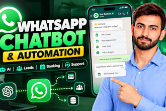 build whatsapp chatbot and whatsapp automation with ai