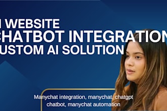 create ai website and chatbot integration