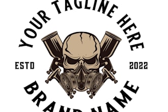 create eye catching gun logo for you in just 1 day