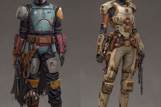 design your sci fi and star wars character