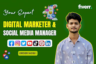 do your digital marketing and social media expert manager