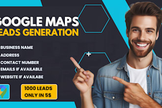 scrape google map data for lead generation and b2b data extraction