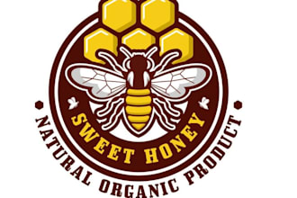 design fantastic honey bee logo with fastest delivery