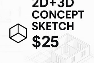 2d,3d interior exterior modeling animation