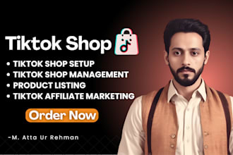 setup tik tok shop, tik tok affiliate and tiktok shop marketing