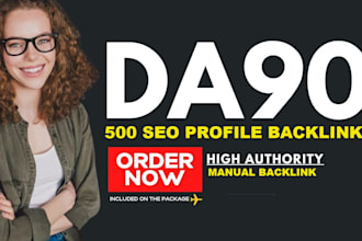 do high authority da 90 plus manual seo profile backlinks