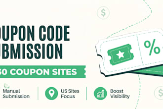 submit up to 5 coupon codes to 30 deal sites