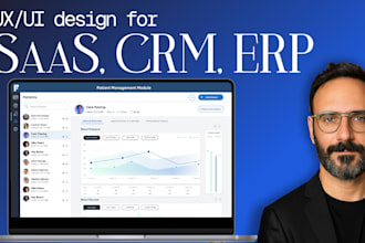 design a saas, CRM or erp with top level UX and usability