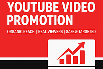 promote your youtube video to a real and active audience