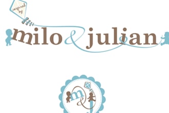 design beautiful childcare, education kids, and children logo