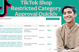 approve tiktok shop category and unlock restricted categories tiktok shop