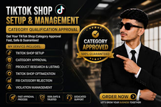 unlock and approve all restricted tiktok shop categories