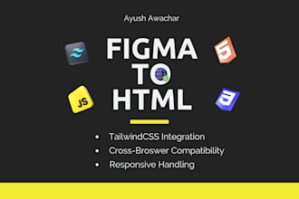 convert figma to html, psd to html, xd to html