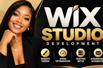 design modern wix website redesign wix website wix studio website development