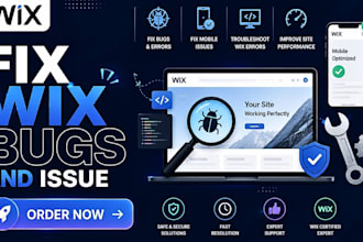 fix wix site bugs troubshoot wix error fix wix studio fix wix mobile issue