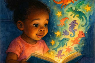 illustrate children story book illustration, children story, book illustration