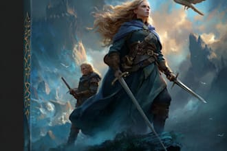illustrate fantasy book covers and ebook covers