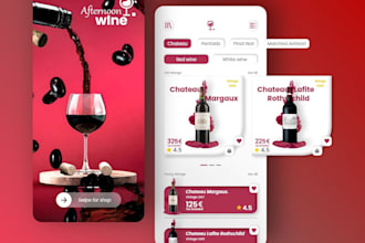 develop wine auction website, wine site, luxury wine website