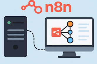 install and configure your n8n workflow automation server