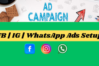 create high converting facebook, whatsapp, and instagram ad campaigns