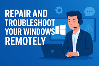 repair, install and troubleshoot window 10 and 11 computer