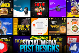 create canva templates for food and social media posts