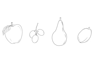 create custom line art vector illustrations