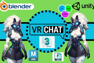 create custom vrchat avatar furry anime nsfw vtuber model