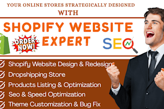 build shopify store design shopify store redesign shopify dropshipping store