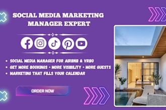 be your short term rental airbnb expedia vrbo social media marketing manager