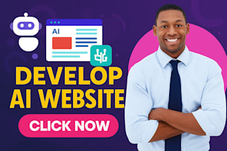 develop ai website, ai chatbot for website, ai website development, ai software