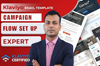 design klaviyo email flows and klaviyo email template