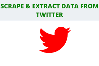 provide tweet, follower extraction with full data analysis in excel or CSV