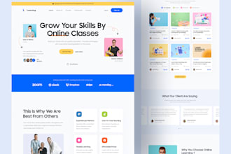 design responsive website and landing page uiux