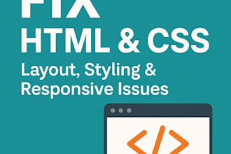 fix HTML and CSS issues in your website