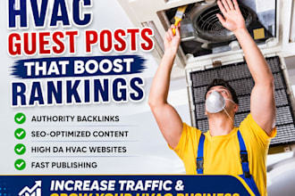 write publish hvac guest post, authority backlink and SEO