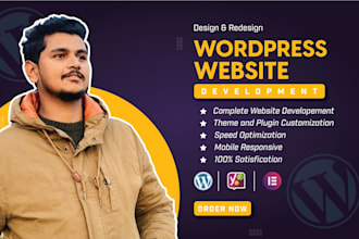 design, redesign, luxury business wordpress website