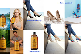 professionally showcase your products on models or environments