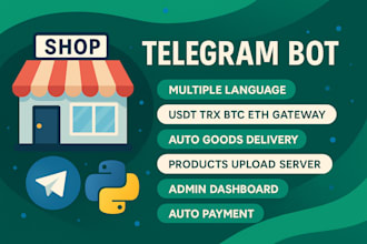 develop a fast, secure telegram bot in python with crypto integration