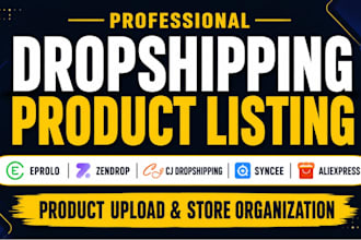 do eprolo zendrop cj syncee dropshipping aliexpress ecommerce products listing