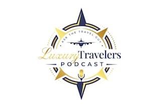 design luxury travelers podcast logo
