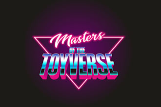 design masters retro toys gaming logo