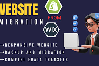 professional migration from shopify to wix