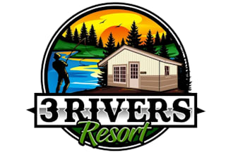 travel agency, resort, beach and tourism logo in 24 hours
