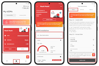 build esimprovider app, virtual phone number app, temp number app, esim website