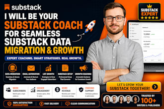 setup substack coach substack data migration substack promotion substack website