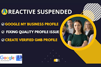 fix and recover your suspended gmb or gbp profile